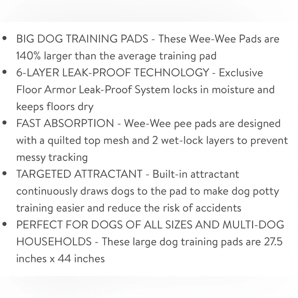 Wee Wee Pads XL🐾